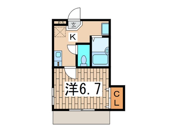 オメガパレスの物件間取画像